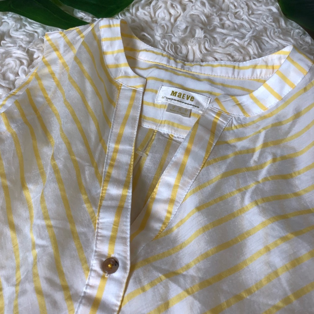 NWOT Maeve by Anthropologie Striped Top - Picture 5 of 5